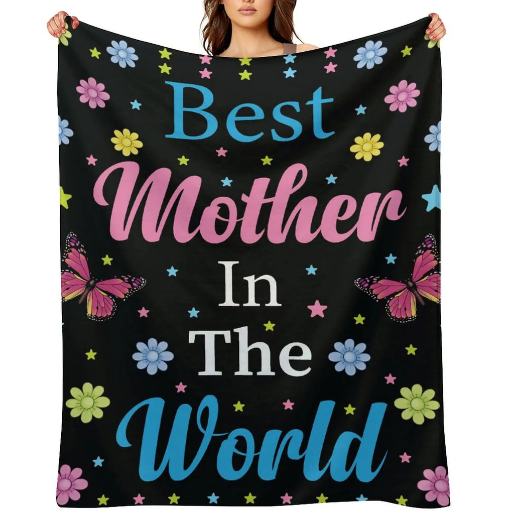 280g 100% Polyester Modern Soft Personalized Cozy Throw Blanket Gift Four Seasons Use Portable US Local POD Heat-Transfer