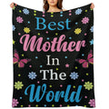 280g 100% Polyester Modern Soft Personalized Cozy Throw Blanket Gift Four Seasons Use Portable US Local POD Heat-Transfer