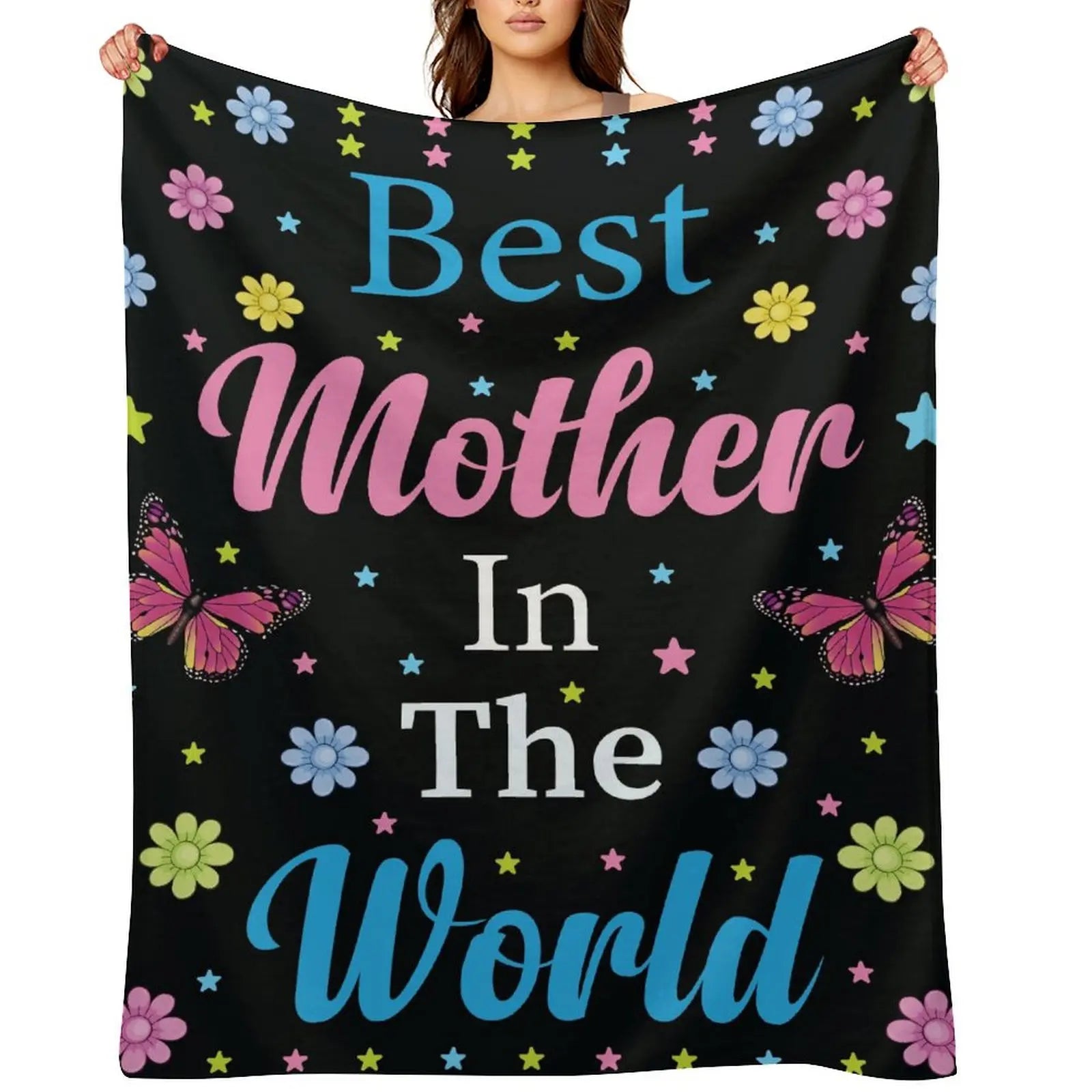 280g 100% Polyester Modern Soft Personalized Cozy Throw Blanket Gift Four Seasons Use Portable US Local POD Heat-Transfer