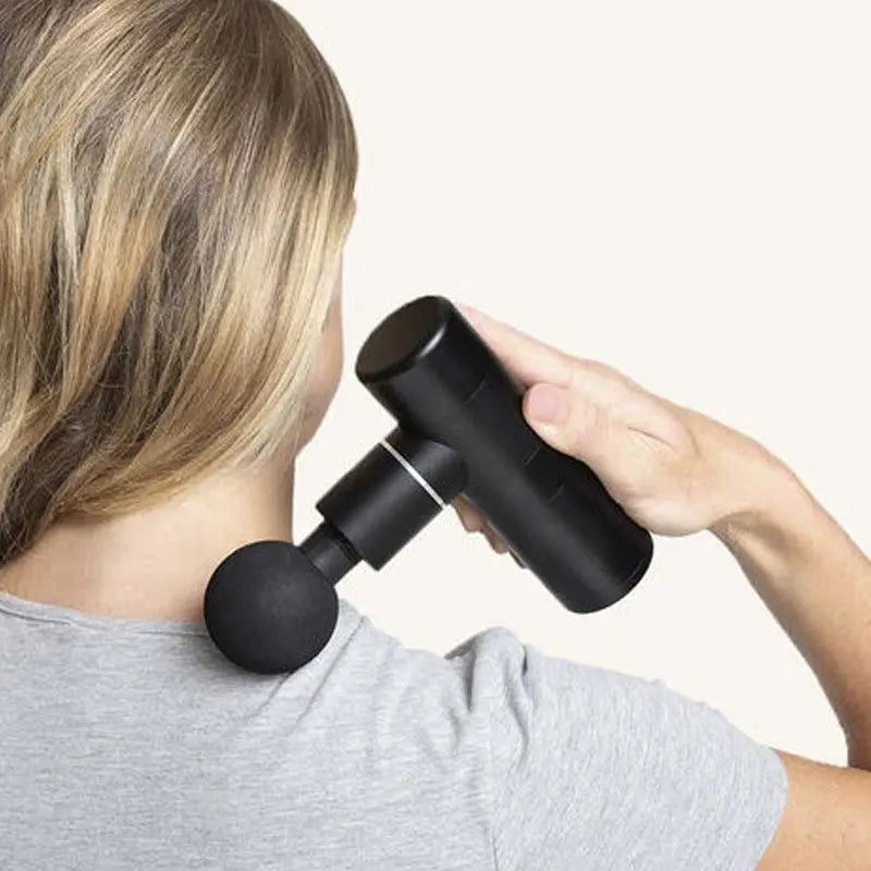 Myrva Mini Gun Massager 2000 MAh 12 Speed Levels Rechargeable Muscle Massage USB Powered