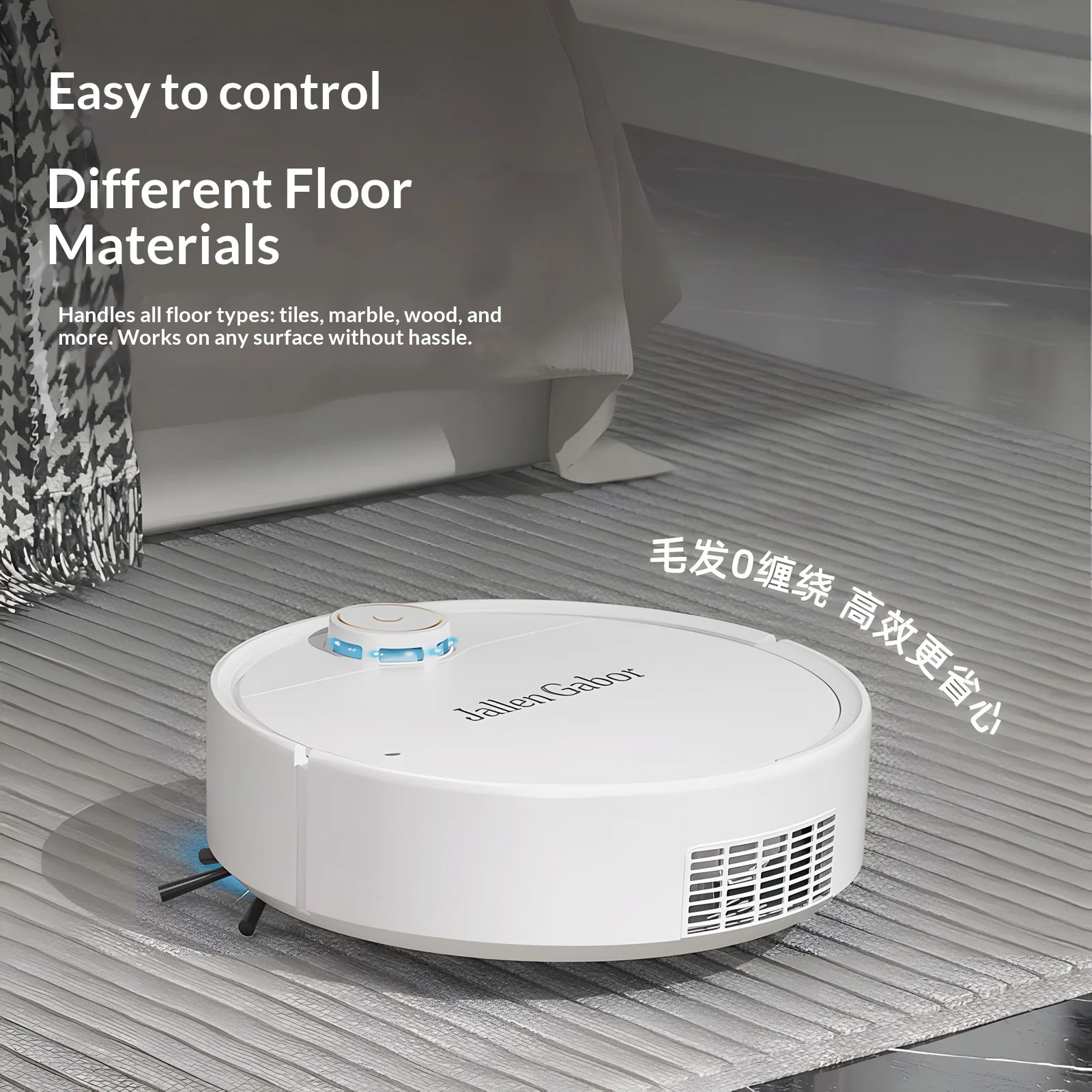 New Model Basic Robot Vacuum Cleaner Brush Motor <30 Min Runtime Household Charging Intelligent Fully Automatic Cleaning Machine