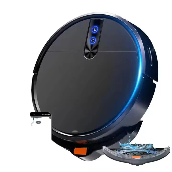 F503 Smart Vacuum Cleaner Robot Intelligent Floor Sweeping, Self-Cleaning Mop, HEPA & LDS, Battery-Powered Dry Cleaning