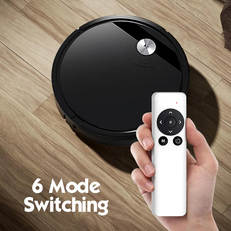 Intelligent Electric Mopping Robot Self-Cleaning Water Tank with Remote Control Cyclone Filter for Household & Hotel Use