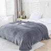 Mexican Blanket Wholesale MOQ 10 Pieces Double-sided Polyester Flannel Plain Solid Soft Plush Warm Four Seasons Winter Bedding
