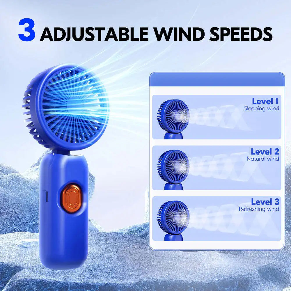 Us Warehouse Products Portable Small Fan Mini Usb Rechargeable Handheld Fans Custom Logo Mini Fan