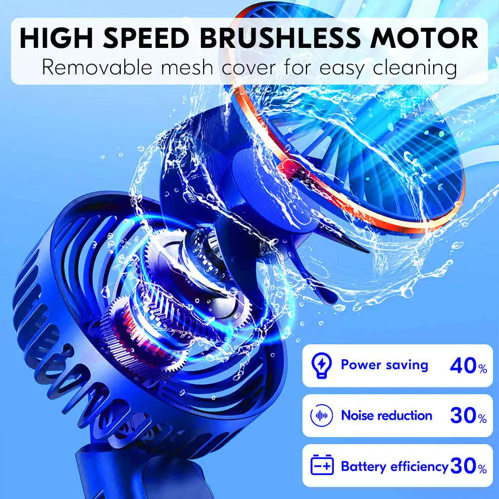 Us Warehouse Products Portable Small Fan Mini Usb Rechargeable Handheld Fans Custom Logo Mini Fan