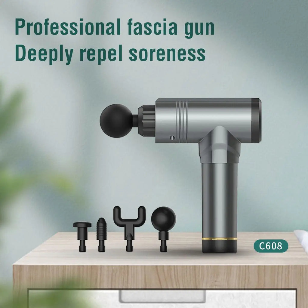 TAHATH Wholesale Premium Deep Tissue Muscle Relax Fascia Gun Portable Gym Fitness Massage Device