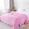 Mexican Blanket Wholesale MOQ 10 Pieces Double-sided Polyester Flannel Plain Solid Soft Plush Warm Four Seasons Winter Bedding