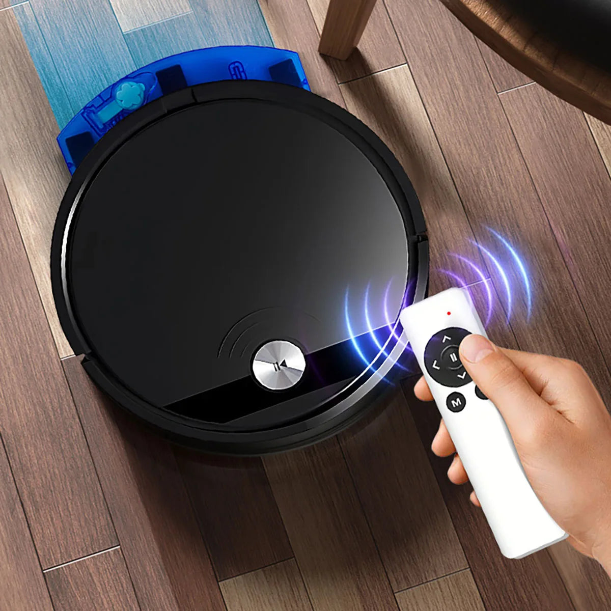 Intelligent Electric Mopping Robot Self-Cleaning Water Tank with Remote Control Cyclone Filter for Household & Hotel Use