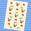 Custom 100% Polyester Cat Dog Pet Photo Design Cute Animal Pattern Knitted Shawl Blanket for Winter for Knee Lunch Break Sofa