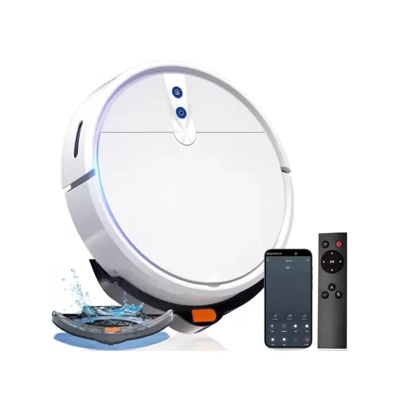 F503 Smart Vacuum Cleaner Robot Intelligent Floor Sweeping, Self-Cleaning Mop, HEPA & LDS, Battery-Powered Dry Cleaning