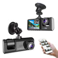 Car Camera 1080p Hd Full Screen Wifi Car Black Box  Three Lens Dvr Driving Recorder