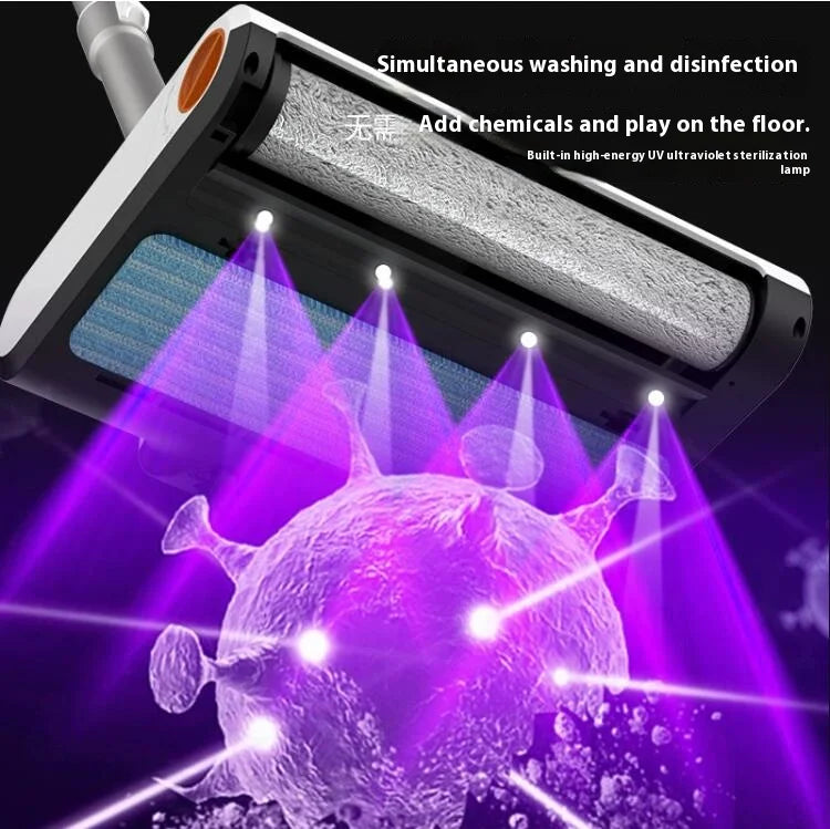 Smart Wireless 3-in-1 Handheld Electric Robot Self-Cleaning UV Sterilization Auto Floor Scrubber Wet Dry Wet Dry Vacuum Cleaner