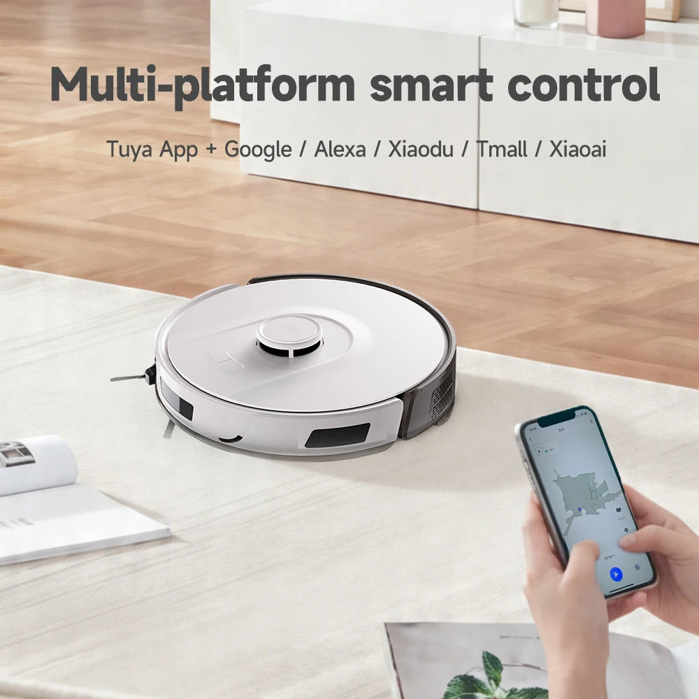 R11 Smart LDS Navigation Vacuum Cleaner Robot  Equipped with Multifunctional Dust Collection Base Station Wet/Dry for Household