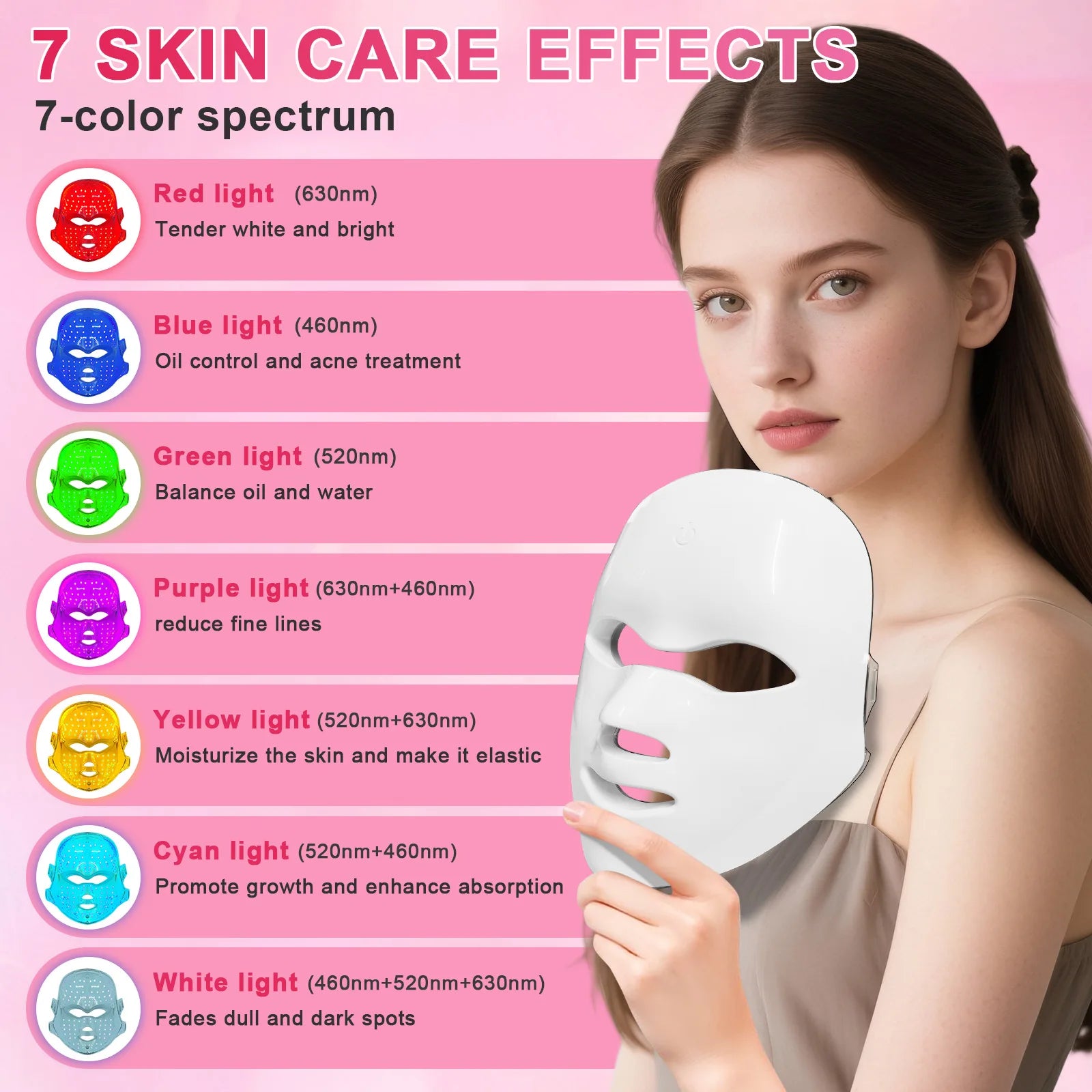 LED Mask LED Face Mask LED Facial Masks LED Light Therapy Mask LED Facial Mask Instrument Wholesale LED Facial Mask LED Light