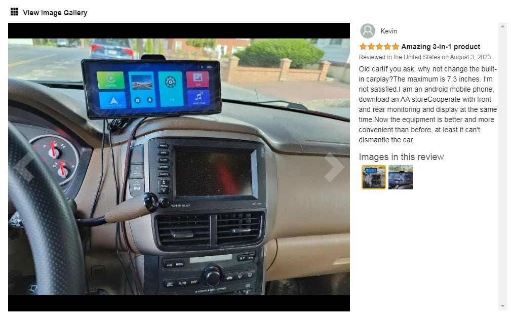 SUNWAYI Auto Electronics 10.26 Inch Car Camera Touch Screen System Wireless Car Play Android Global Navigation Car Dash Cam