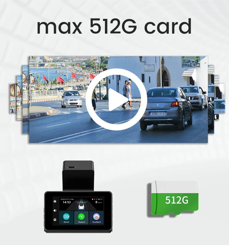 New 4G 2K Dashcam with Dual Lens Record Wifi Gps Tracking Fit Remote Live Video Check on Phone 12-24v Power Supply 4g Car Camera