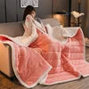Customizable Super Soft Raschel Flannel Winter Mink Blanket Floral Quilt Print Design for Adults King Size for Bedroom Living