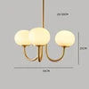 Bauhaus pink Living Room Chandelier Cozy Bedroom Master Bedroom Lamp French Vintage Glass Chandelier