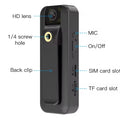 WD10  Hot Selling 4G Body Worn Camera Home Security Mini Camera Low-Power Body Worn and Car Camera for Outdoor Use