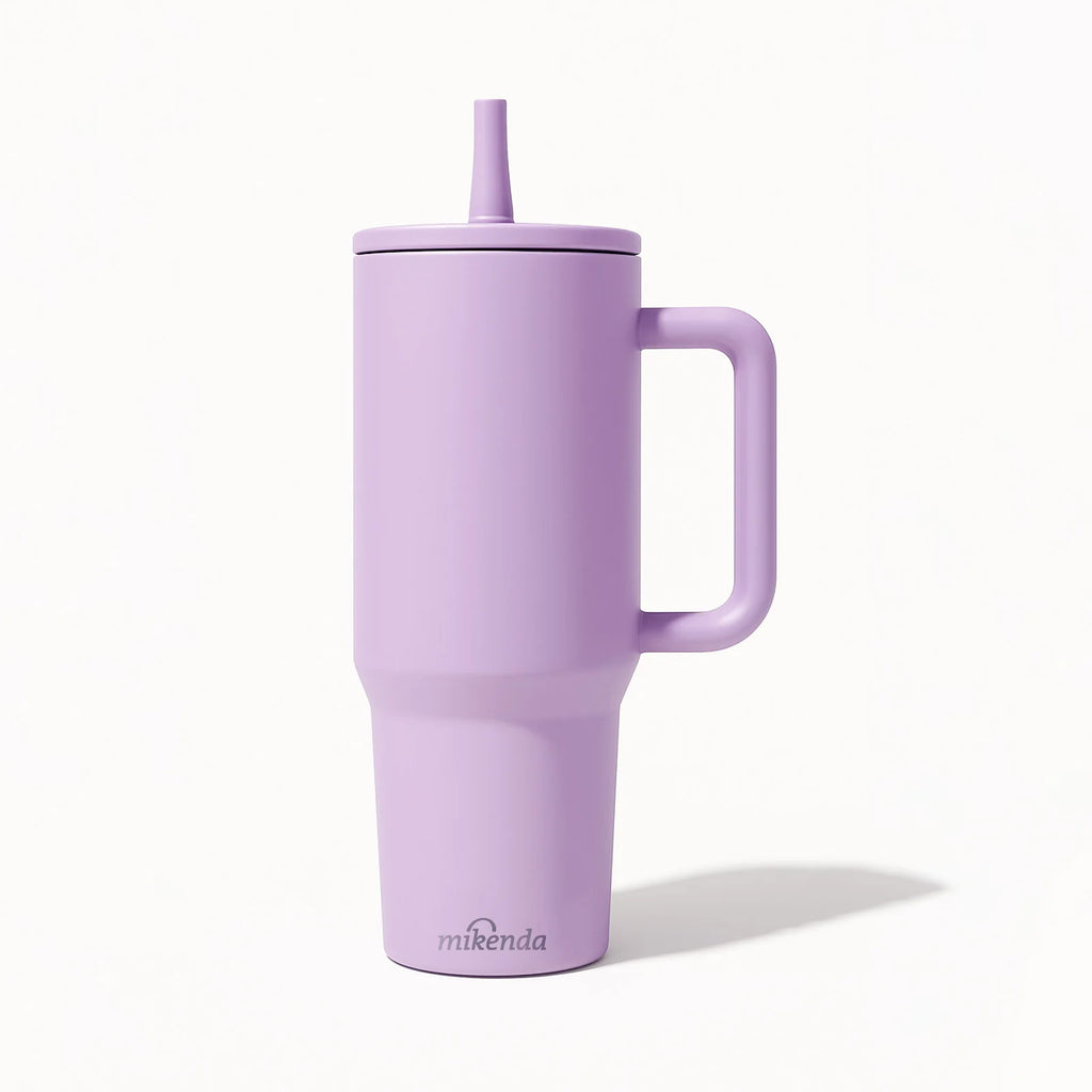 USA Local Stock Drinkware 40 oz Tumbler with Leak Proof Straw  Lid  Double Wall Stainless Steel  Coffee Beer Camp  Mug