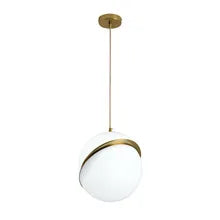 Modern Home Decoration Brass APCITL Glass Pendant Lamp Chandelier Iron Design with Hotel Application