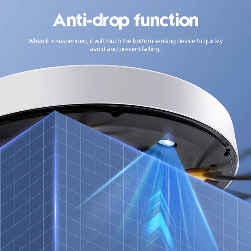 Intelligent Electric Mopping Robot Self-Cleaning Water Tank with Remote Control Cyclone Filter for Household & Hotel Use
