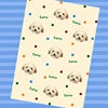 Custom 100% Polyester Cat Dog Pet Photo Design Cute Animal Pattern Knitted Shawl Blanket for Winter for Knee Lunch Break Sofa