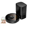 Robot Vacuum Cleaner 3-in-1 Wet Dry HEPA Filter Battery-Powered Laser Navigation App-Controlled Automatic Dirt Disposal