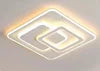 Acrylic Black LED Ceiling Light for Living Room Modern Recessed Ceiling Lamp AC Powered