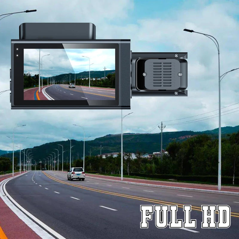 2024 Hot Sale 2 Inch IPS Screen 1080P HD Triple Lens Car Black Box Dashcam Camera with Wifi Car Camera 360 Parking Car Cam
