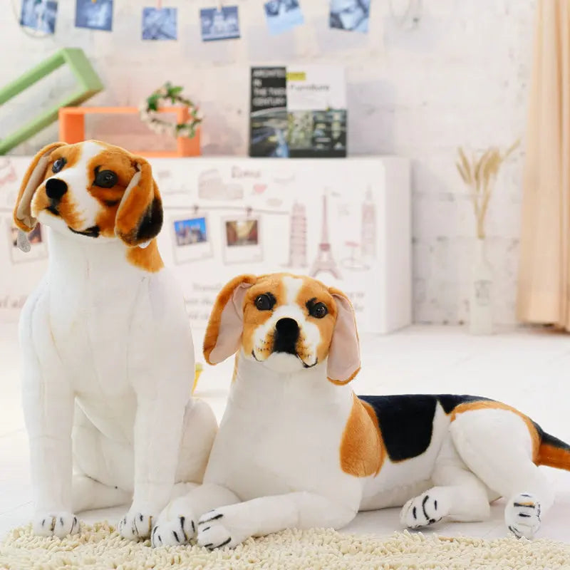 DalmatianPlush Dog Toy Realistic Stuffed Animals Wolfhound Plush Toys Gift For Children Home Decor Pet Store Promotion Mascot