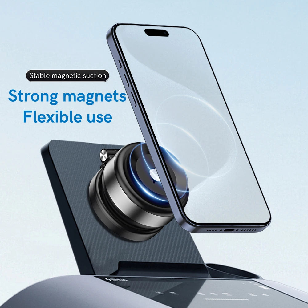 Boneruy X92 Car Magnetic Phone Holder Telescopic Magnetic Vacuum Suction Phone Mount Holder for All Phones