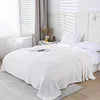 Mexican Blanket Wholesale MOQ 10 Pieces Double-sided Polyester Flannel Plain Solid Soft Plush Warm Four Seasons Winter Bedding