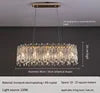 Luxury Modern Round Crystal Classic Wedding Villa Dining Led Chandelier Light for Livingroom Hotel Bedroom Pendant Lamp