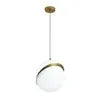 Modern Home Decoration Brass APCITL Glass Pendant Lamp Chandelier Iron Design with Hotel Application