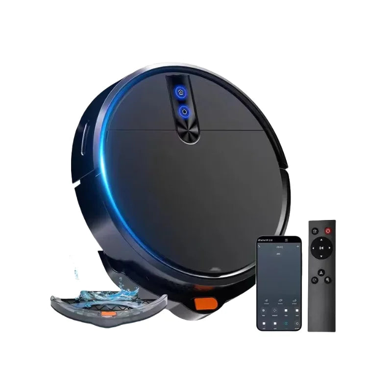 F503 Smart Vacuum Cleaner Robot Intelligent Floor Sweeping, Self-Cleaning Mop, HEPA & LDS, Battery-Powered Dry Cleaning