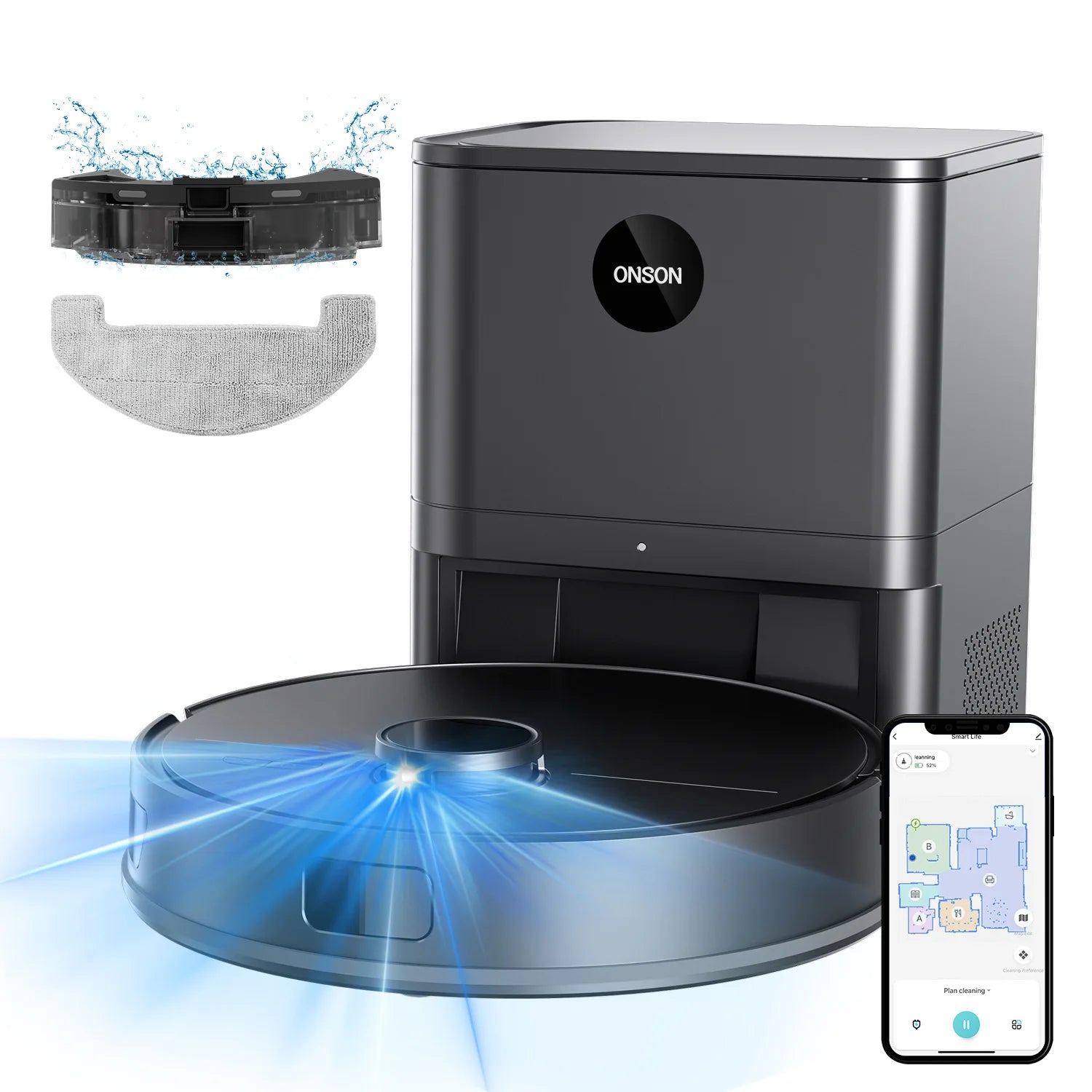 New M30+ Intelligent Sweeping Robot with Dust Bucket Auto Back Rechargeable Vacuum Cleaner