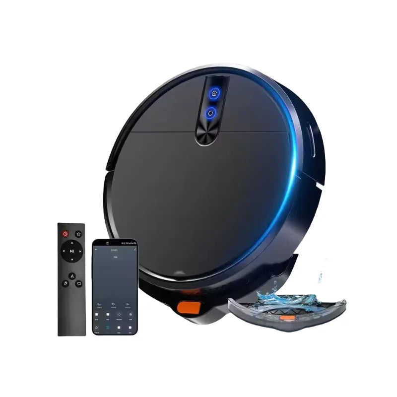 F503 Smart Vacuum Cleaner Robot Intelligent Floor Sweeping, Self-Cleaning Mop, HEPA & LDS, Battery-Powered Dry Cleaning