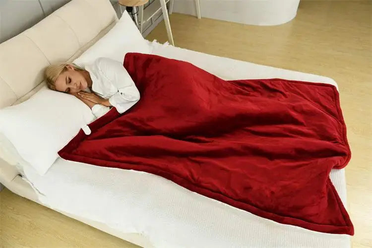 Portable Luxury Non-toxic 152x127/180*130cm Throw Electric-Heated-Blanket Massage Bed Heat Electric Heated Blankets for Winter