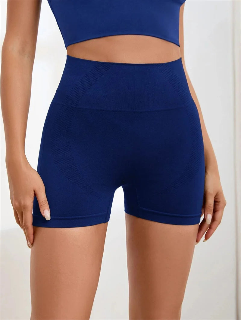 Wholesale Seamless Workout Yoga Pants Lady Scrunch Butt Sports Shorts Fashion Women Quick Dry Push up Gym Short Leggings