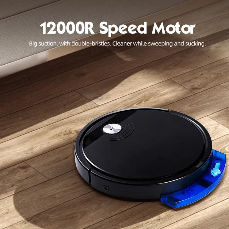Intelligent Electric Mopping Robot Self-Cleaning Water Tank with Remote Control Cyclone Filter for Household & Hotel Use