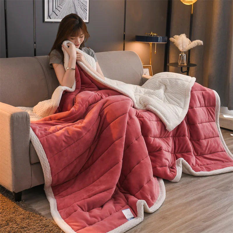 Customizable Super Soft Raschel Flannel Winter Mink Blanket Floral Quilt Print Design for Adults King Size for Bedroom Living