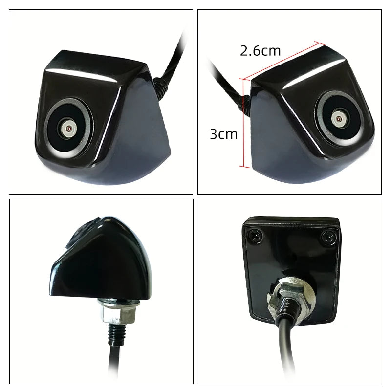 Universal hd 720p/ccd Ahd Korea Car Camera Ip68waterproof 170degree Fish Eye Night Visiondynamic Trajectory Car Rear View Camera