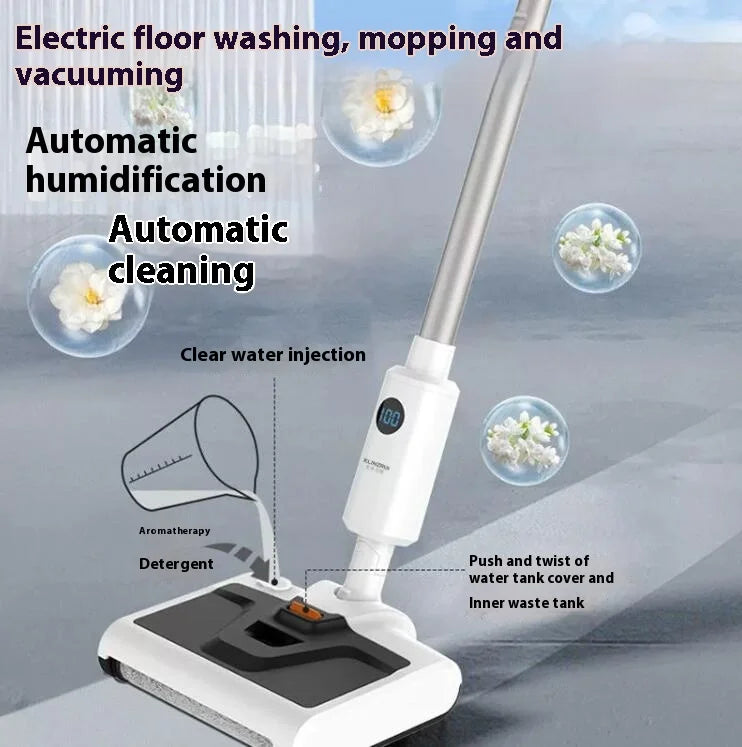 Smart Wireless 3-in-1 Handheld Electric Robot Self-Cleaning UV Sterilization Auto Floor Scrubber Wet Dry Wet Dry Vacuum Cleaner