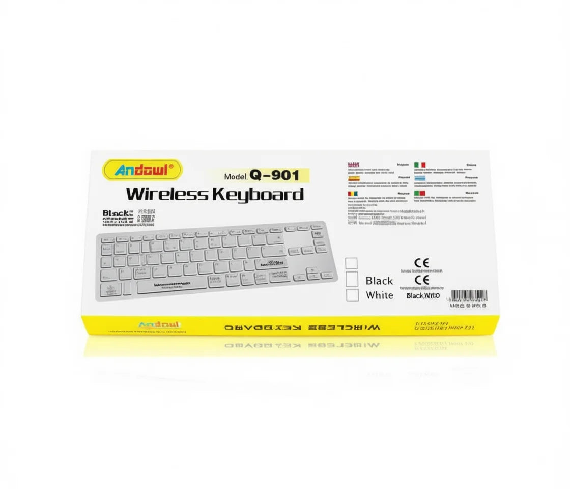 Andawl Wireless Keyboard Q-901 Input Device For Computer Use