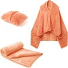 Four Seasons Versatile Folding Travel Blanket Multi-function Cushion Storage Blanket Can Be Pillow Shawl Flannel Wrap Blanket