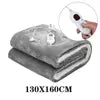 Portable Luxury Non-toxic 152x127/180*130cm Throw Electric-Heated-Blanket Massage Bed Heat Electric Heated Blankets for Winter