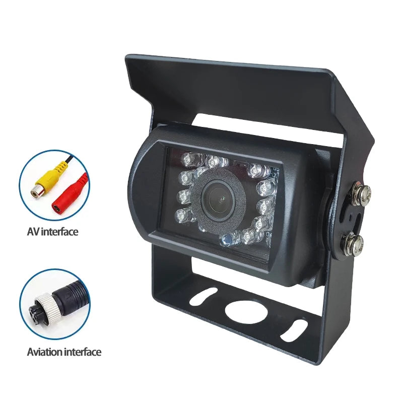 9-36V hd Infrared Night Vision Forklift, RV, Truck Rear View CameraAHD Trailer Car Camera IP69 Waterproof Bus Reversing Camera