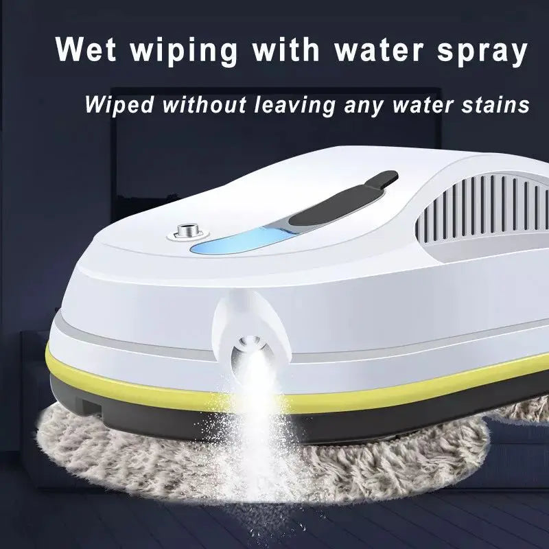 Window Cleaning Robot 5600Pa Strong Suction Automatic Water Spray Smart Robotic Glass Cleaner Anti-fall Window Washer
